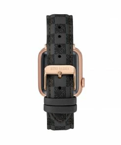 STEVEMADDEN ACCESSORIES Apple Watch® BLOCK LOGO WATCH BAND GREY 38-40MM