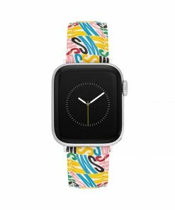 STEVEMADDEN ACCESSORIES Apple Watch® LOGO WATCH BAND MULTI 42-44MM