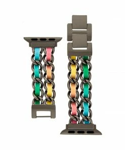 STEVEMADDEN Apple Watch® LINKED WATCH BAND MULTI 42-44MM