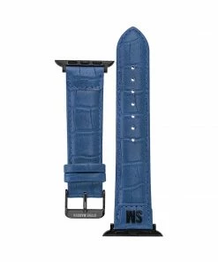 STEVEMADDEN Apple Watch® TEXTURED WATCH BAND BLUE 38-40MM
