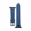 STEVEMADDEN ACCESSORIES Apple Watch® TEXTURED WATCH BAND BLUE 42-44MM