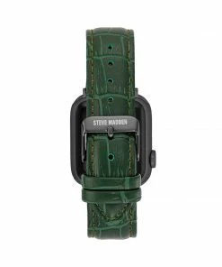 STEVEMADDEN Apple Watch® TEXTURED WATCH BAND GREEN 42-44MM