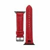STEVEMADDEN ACCESSORIES Apple Watch® TEXTURED WATCH BAND RED 38-40MM