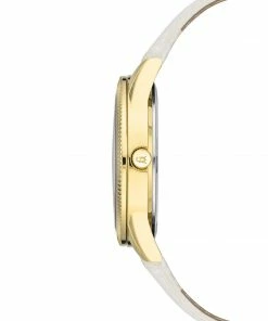 STEVEMADDEN ELEGANT EMBOSSED WATCH WHITE ACCESSORIES