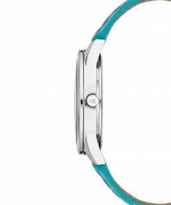 STEVEMADDEN ELEGANT EMBOSSED WATCH TURQUOISE