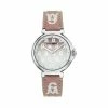 STEVEMADDEN STACKED LOGO WATCH BLUSH PINK