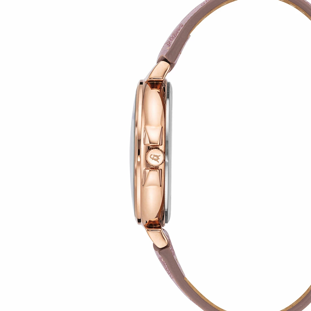 STEVEMADDEN BLOCK LOGO WATCH PINK