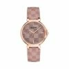 STEVEMADDEN BLOCK LOGO WATCH PINK