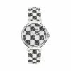 STEVEMADDEN BLOCK LOGO WATCH BLACK/WHITE
