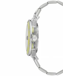 STEVEMADDEN CLEAR CASE STATEMENT WATCH YELLOW