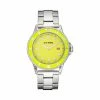 STEVEMADDEN CLEAR CASE STATEMENT WATCH YELLOW