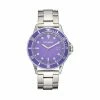 STEVEMADDEN CLEAR CASE STATEMENT WATCH PURPLE