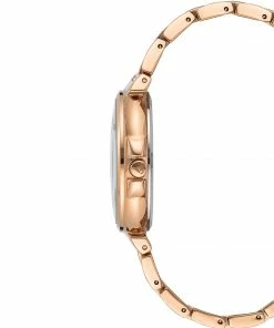 STEVEMADDEN CLEAN LINE LINK WATCH ROSE GOLD