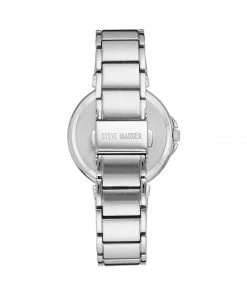 STEVEMADDEN CLEAN LINE LINK WATCH SILVER ACCESSORIES