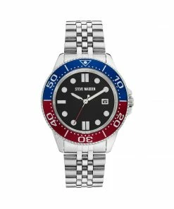 STEVEMADDEN ACCESSORIES CLASSIC STATEMENT WATCH BLUE