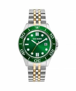 STEVEMADDEN CLASSIC STATEMENT WATCH GREEN ACCESSORIES