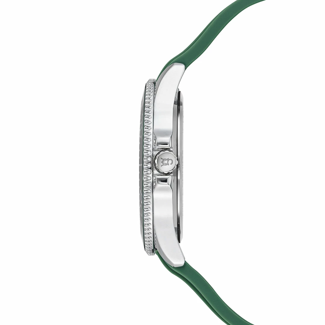 STEVEMADDEN RUBBERIZED ENAMEL CASE WATCH GREEN ACCESSORIES