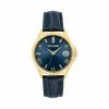 STEVEMADDEN ACCESSORIES CLASSIC EMBOSSED WATCH NAVY