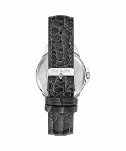 STEVEMADDEN CLASSIC EMBOSSED WATCH BLACK ACCESSORIES