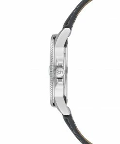 STEVEMADDEN CLASSIC EMBOSSED WATCH BLACK ACCESSORIES