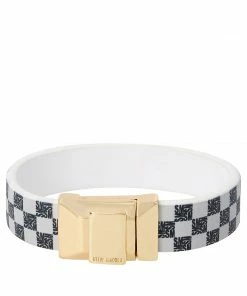 STEVEMADDEN NEW & NOW TURN LOCK CUFF GREY