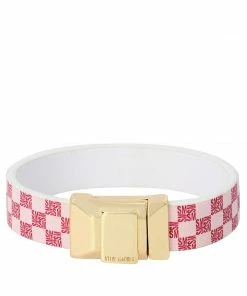 STEVEMADDEN TURN LOCK CUFF MAUVE NEW & NOW