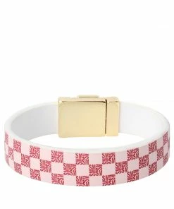 STEVEMADDEN TURN LOCK CUFF MAUVE NEW & NOW