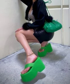 SteveMadden GWEN GREEN WOMEN’S SHOES