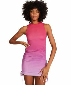 SteveMadden OMBRE SLEEVELESS MINI DRESS PURPLE MULTI Shop All