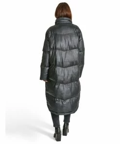 SteveMadden LIKE A BOSS COAT BLACK WOMEN'S CLOTHING