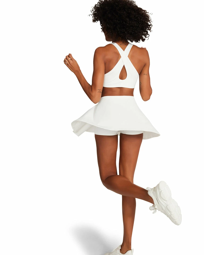 STEVEMADDEN GRIND IT OUT DRESS WHITE