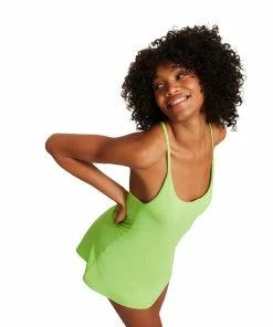 STEVEMADDEN WERK OUT DRESS GREEN