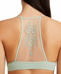 SteveMadden THE ELLA MESH BRALETTE SAGE