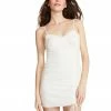 STEVEMADDEN EYELET MINI DRESS WHITE