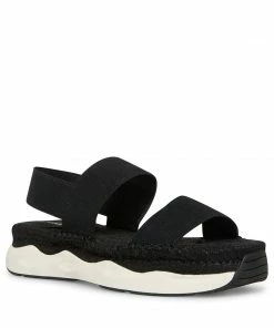 SteveMadden SIRRIUS BLACK FABRIC WOMEN’S SHOES