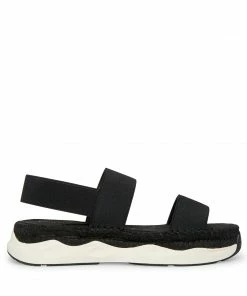 SteveMadden SIRRIUS BLACK FABRIC WOMEN’S SHOES