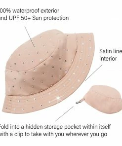 STEVEMADDEN NEW & NOW HAIRBRELLA X STEVE MADDEN BUCKET HAT BLUSH