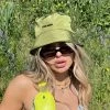 SteveMadden NYLON BUCKET HAT OLIVE