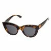 SteveMadden OVERSIZED CAT-EYE SUNGLASSES TORTOISE