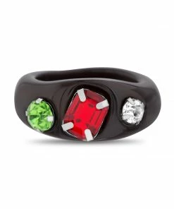 SteveMadden RINGMIX BLACK MULTI ACCESSORIES