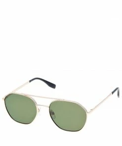 SteveMadden ROUND EDGE AVIATORS GOLD ACCESSORIES