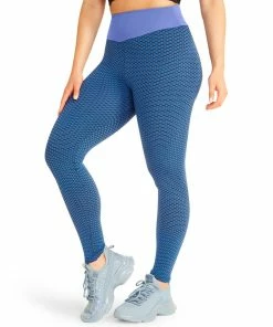 SteveMadden BODYCON SCRUNCHED LEGGING BLUE