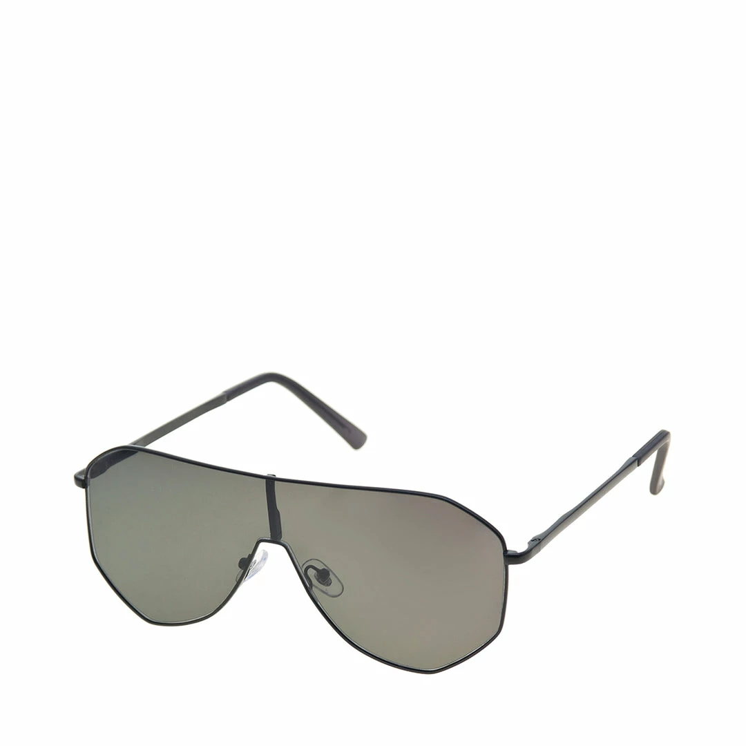 SteveMadden SHIELD AVIATORS BLACK