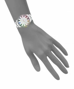 STEVEMADDEN CRYSTAL WATCH MULTI ACCESSORIES