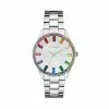 STEVEMADDEN CRYSTAL WATCH MULTI ACCESSORIES