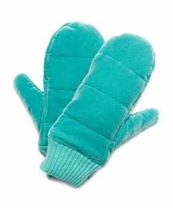 SteveMadden PUFFER GLOVE TEAL