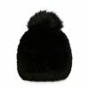 SteveMadden POM POM BEANIE BLACK ACCESSORIES
