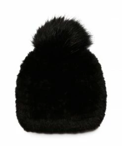 SteveMadden POM POM BEANIE BLACK ACCESSORIES
