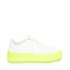 SteveMadden NEO WHITE/YELLOW WOMEN’S SHOES