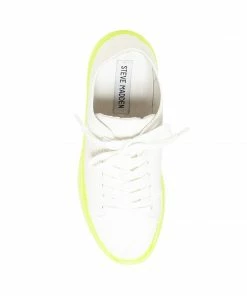 SteveMadden NEO WHITE/YELLOW WOMEN’S SHOES
